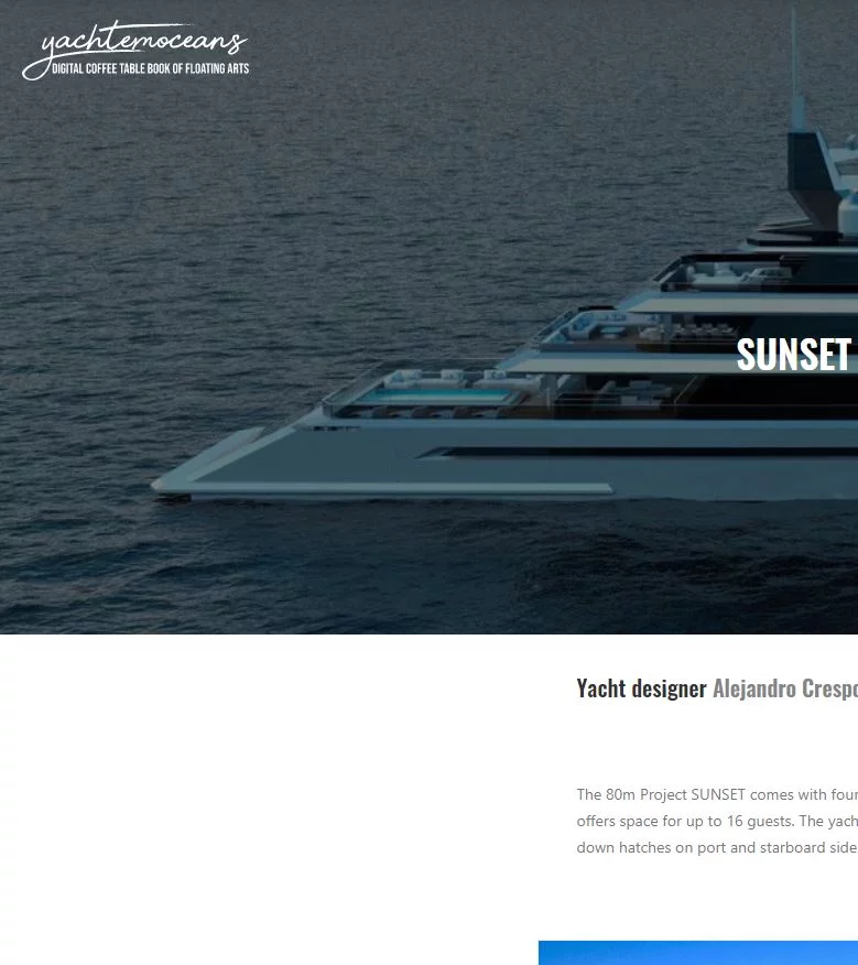 Yacht emoceans-Sunset